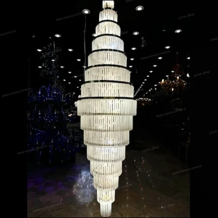 لوستر دوبلکسی مدل دیاموند-