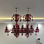 لوستر مدل باکارا لاینر 12 شاخه-یک