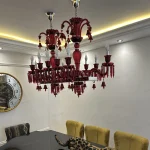 لوستر مدل باکارا لاینر 12 شاخه-دو