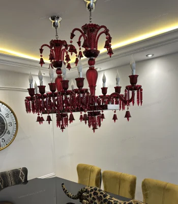 لوستر مدل باکارا لاینر 12 شاخه-دو