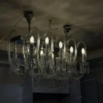 لوستر مدل lion لاینر 10 شاخه سفید-یک