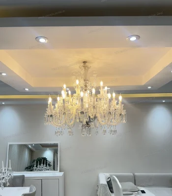 لوستر مدل باکارا استایل زنیت 24 شاخه-دو