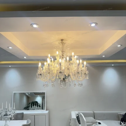 لوستر مدل باکارا استایل زنیت 24 شاخه-دو