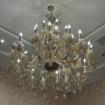 لوستر مدل باکارا اکونومی 65 شاخه شامپاینی-دو