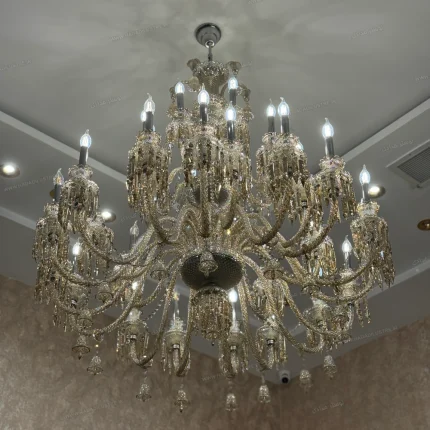 لوستر مدل باکارا اکونومی 65 شاخه شامپاینی-دو