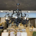 لوستر مدل مورانو رزونیکا سایز 3 بازو 8 شاخه