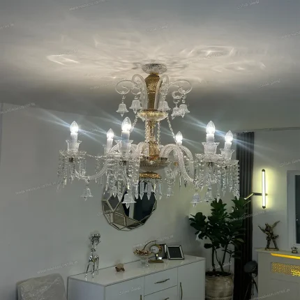 لوستر مدل باکارا سایز 6 شاخه