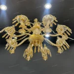 لوستر مدل باکارا سایز 8 شاخه