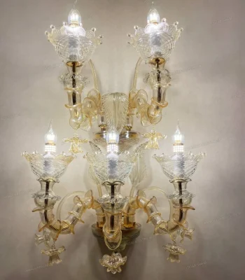 دیوارکوب مدل مورانو رزونیکا 5 شاخه-