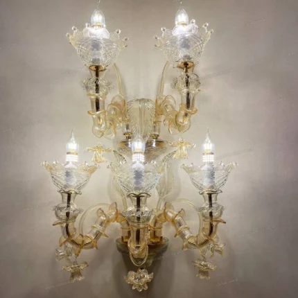 دیوارکوب مدل مورانو رزونیکا 5 شاخه-