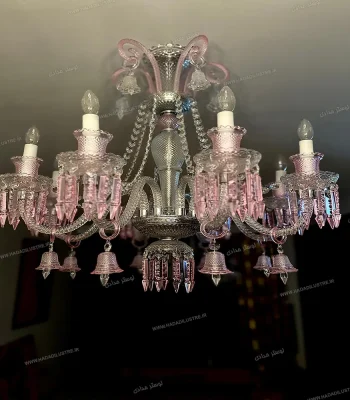 لوستر مدل باکارا سایز 8 شاخه