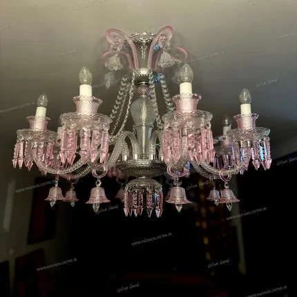 لوستر مدل باکارا سایز 8 شاخه