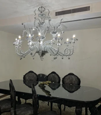 لوستر مدل مورانو اوال 16 شاخه -دو