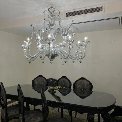 لوستر مدل مورانو اوال 16 شاخه -دو