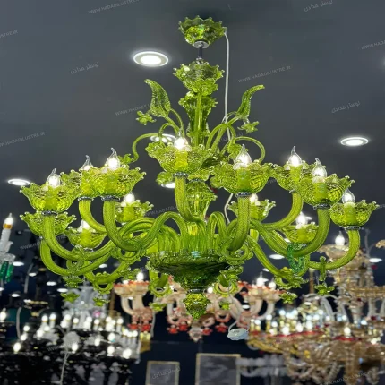 لوستر مدل مورانو سایز 15 شاخه