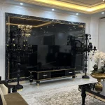 کنار سالنی مدل باکارا 12 شاخه مشکی-سه