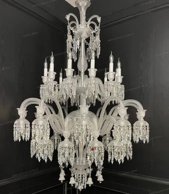 لوستر مدل باکارا سولستیک واژگون سایز 32 شاخه