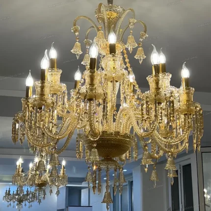 لوستر مدل باکارا سایز 15 شاخه