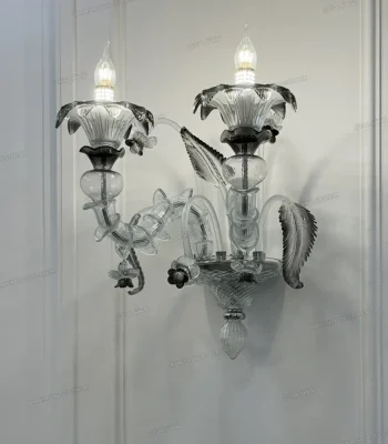 لوستر دیوارکوب مدل مورانو رزونیکا سایز 2 شاخه