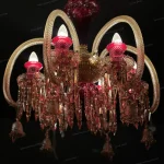 لوستر باکارا مدل لاین سایز 6 شاخه