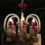 لوستر باکارا مدل لاین سایز 6 شاخه