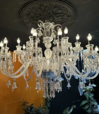 لوستر مدل باکارا سایز 24 شاخه