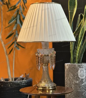 آباژور مدل باکارا رنگ سفید عسلی