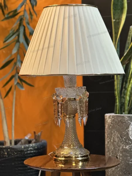 آباژور مدل باکارا رنگ سفید عسلی