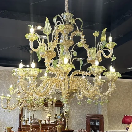 لوستر مدل مورانو سایز 12 شاخه