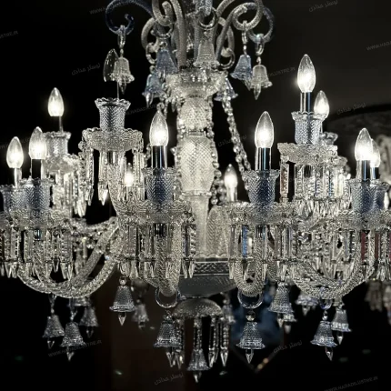 لوستر باکارا سایز 15 شاخه