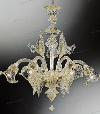 لوستر مدل مورانو واژگون سایز 6 شاخه