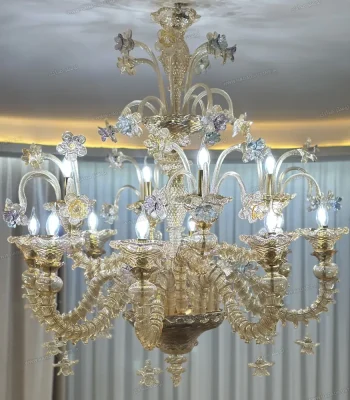 لوستر مدل مورانو سایز 12 شاخه