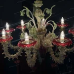 لوستر مدل مورانو سایز 8 شاخه