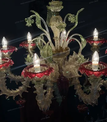 لوستر مدل مورانو سایز 8 شاخه