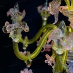 لوستر مدل مورانو رزا سایز 8 شاخه