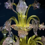 لوستر مدل مورانو رزا سایز 8 شاخه