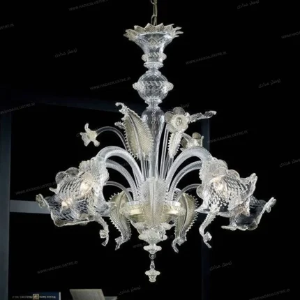 لوستر مورانو مدل واژگون سایز 6 شاخه