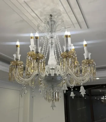 لوستر باکارا سایز 12 شاخه
