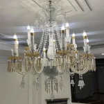 لوستر باکارا سایز 12 شاخه