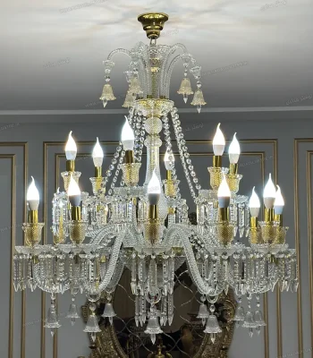 لوستر مدل باکارا سایز 18 شاخه