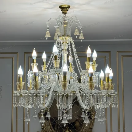 لوستر مدل باکارا سایز 18 شاخه