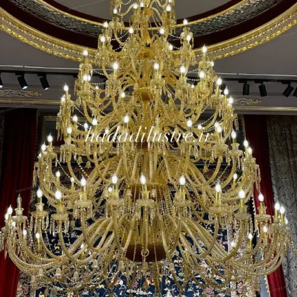 لوستر باکارا سایز 180 شاخه