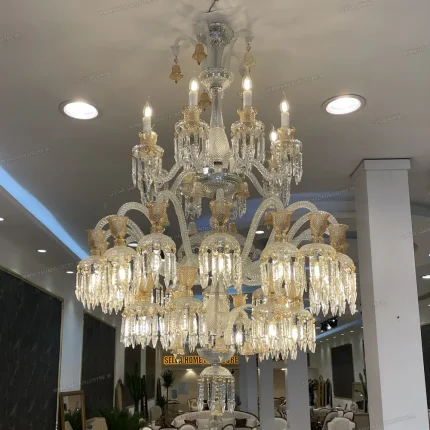 لوستر مدل باکارا سولستیک (واژگون) سایز 24 شاخه