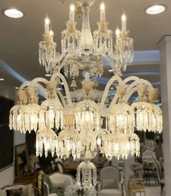 لوستر مدل باکارا سولستیک (واژگون) سایز 24 شاخه