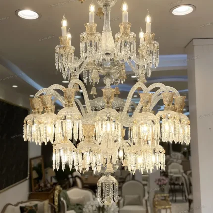 لوستر مدل باکارا سولستیک (واژگون) سایز 24 شاخه