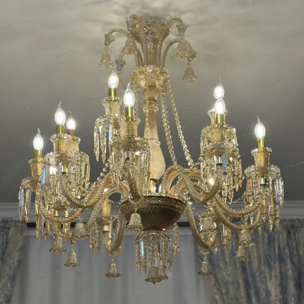 لوستر مدل باکارا سایز 15 شاخه