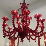 لوستر مدل مورانو سایز 18 شاخه