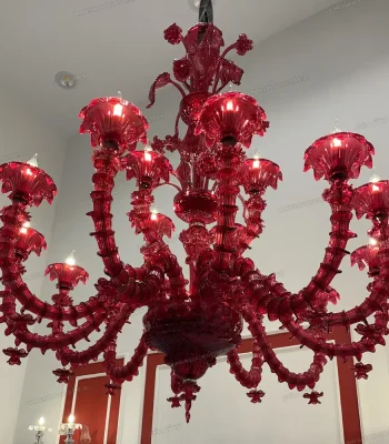 لوستر مدل مورانو سایز 18 شاخه