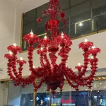 لوستر مدل مورانو سایز 18 شاخه