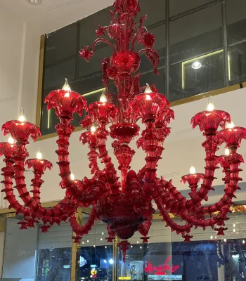 لوستر مدل مورانو سایز 18 شاخه